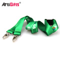 Wholesale Personalised Custom polyester short lanyard strap with bottle opener